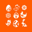 White Easter icons