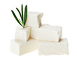 Photo: Feta cheese cubes with rosemary twig Feta cheese cubes with rosemary twig