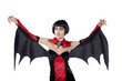Scary vampire woman