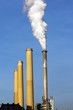 smoking chimney of coal power plant