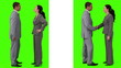 Two different meetings between a man and a woman