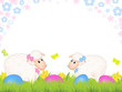 Cute Easter background