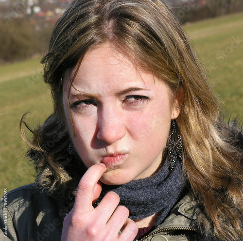 Foto: Skeptisch Skeptisch
