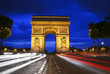 Triumph Arch at night