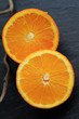 Orange découpée