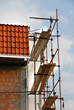 Photo: Scaffolding on building corner Scaffolding on building corner