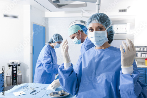 Photo: Portrait of a female surgeon Portrait of a female surgeon