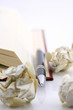 pens and book
