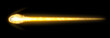 Asteroid on a black background
