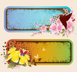 Grunge Spring Banners