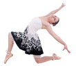 Beautiful young ballerina woman