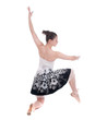 Beautiful young ballerina woman