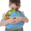 enfant tenant ballon terre dans les bras enfant tenant ballon terre dans les bras