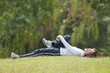 Beautiful Woman doing Fitness and Yoga Beautiful Woman doing Fitness and Yoga