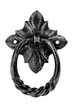 Photo: Old-fashioned steel knocker Old-fashioned steel knocker