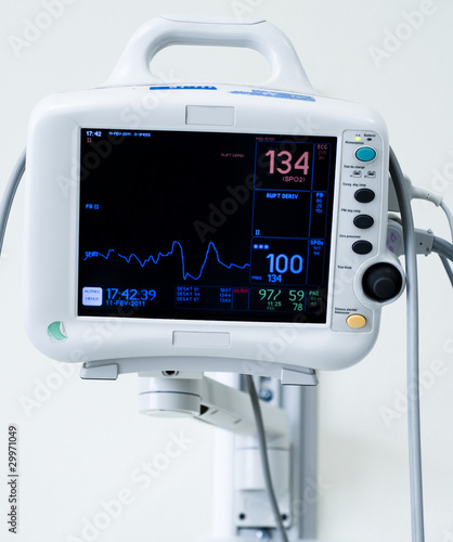 Photo: Moniteur de contrôle respiratoire de bloc opératoire Moniteur de contrôle respiratoire de bloc opératoire