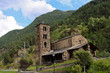 Typical church of Sant Joan de Caselles in Andorra