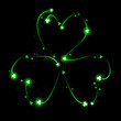 Fireworks shamrock