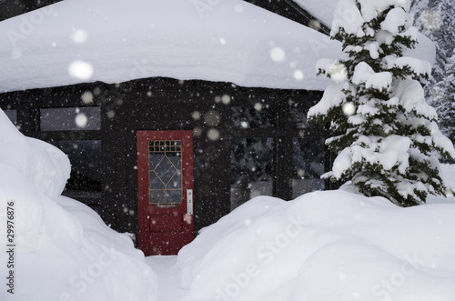Photo: Cabin in Winter Cabin in Winter
