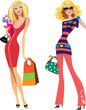 two fashion women