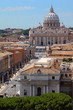 Vatican Museum in Basilica of St. Peter at summer day in Rome