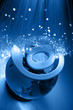 Fiber optics background with lots of light spots Fiber optics background with lots of light spots