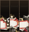 Movie theme banners - vertical