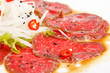 Meat Carpaccio with Parmesan Cheese Meat Carpaccio with Parmesan Cheese