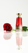 Red rose and Perfume bottle