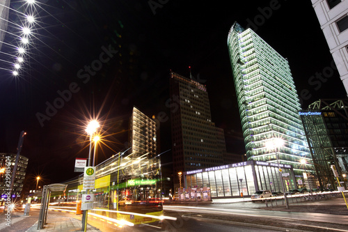 Photo: A bus at Potsdamer Platz A bus at Potsdamer Platz