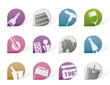 Wine and drink Icons - Vector Icon Set
