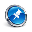 icône bouton internet punaise icône bouton internet punaise