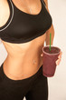 Girl with Purple Smoothie
