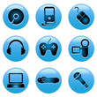 electronic icon set