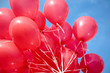 air-balloons attached to string