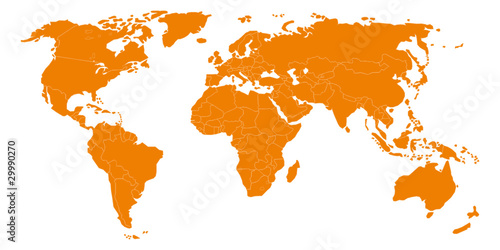 Vektor: Carte du monde Carte du monde