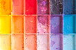 Shad colors on palette