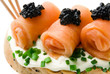 aperitivo con salmon