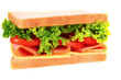 Sandwich isolated on white