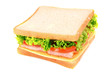 Sandwich isolated on white