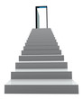 3D Success business staircase