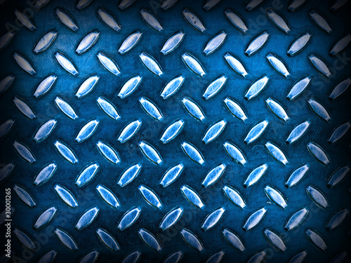 Photo: Diamond Blue Metal Background Texture Diamond Blue Metal Background Texture