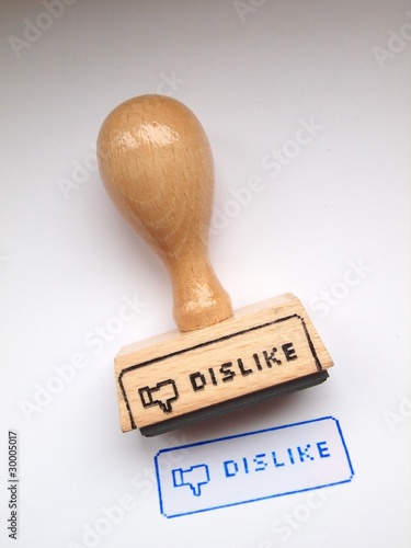 Photo: Dislike Holzstempel Dislike Holzstempel