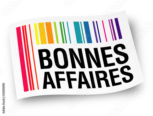 Vector: Etiquette "Bonnes affaires" Etiquette "Bonnes affaires"