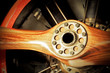 vintage redwood aircraft propeller and engine