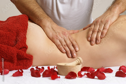 Foto: Rückenmassage Rückenmassage