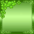 Green background for St. Patrick's day