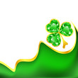 Jewelry shamrock frame