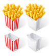 fried chips in paper bag