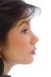 profil d'une jeune femme brune 2 profil d'une jeune femme brune 2
